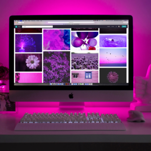 Website Design. Image of a computer.